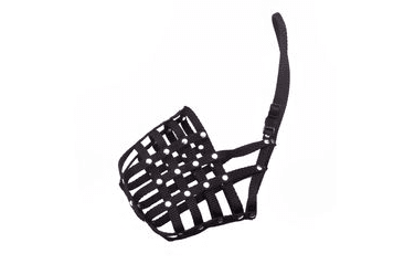 BAFPET POPRUHOVÝ NÁHUBOK, PLETENÝ - ČIERNA