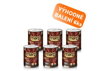 Marp Wild Boar konzerva pre psov s diviakom 6x400g 