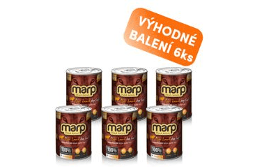 Marp Lamb konzerva pre psov s jahňacím 6x400g 6x400g