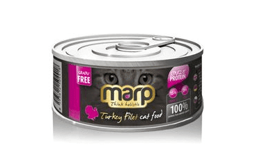 MARP TURKEY FILET KONZERVA PRE MAČKY S MORČACÍMI PRSIAMI 12X70G