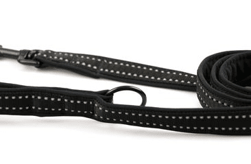 AMINELA JEDNODUCHÉ VODÍTKO PODŠITÉ SPORT & CITY 150CM/20MM, ČIERNA/ČIERNA