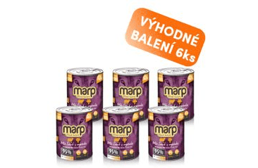 Marp Mix konzerva pre psov jahňa+zelenina 6x400g 6x400g