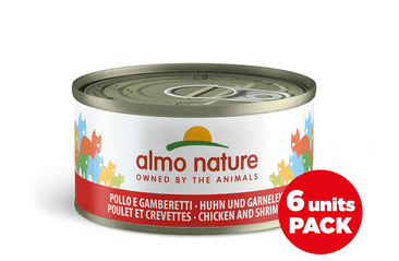 ALMO NATURE HFC MEGAPACK - KURACÍ A KREVETY 6X70G