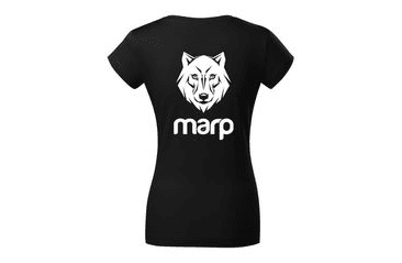 MARP DÁMSKE TRIČKO SIGNATURE - ČIERNE
