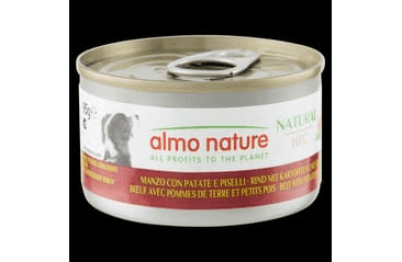 ALMO NATURE HFC NATURAL - HOVÄDZIE SO ZEMIAKMI A HRÁŠKOM 95G VÝHODNÉ BALENIE 24KS