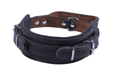 BAFPET KOŽENÝ OBOJOK, OBRANA S UCHOM - ČIERNA