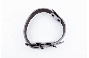 BAFPET KOŽENÝ OBOJEK HERRY MINI, ČERNÉ KOVÁNÍ - FIALOVÁ