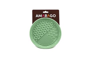 Amarago  lízacia podložka okrúhla miska zelená interaktivní podložka