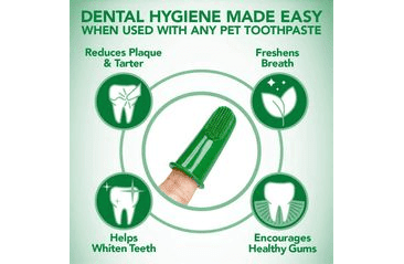 VET`S BEST SILIKÓNOVÁ ZUBNÁ KEFKA NA PRST - BALENIE 5KS