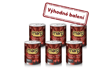 Marp Angus Beef konzerva pre psov s hovädzím 6x400g 6x400g