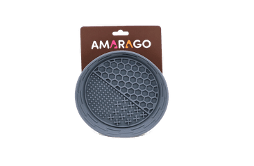 Amarago lízacia podložka okrúhla miska tmavo šedá interaktivní podložka