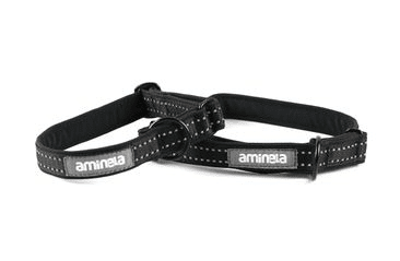 AMINELA KLASIK OBOJOK SPORT & CITY 35-70CM, ČIERNA/ČIERNA