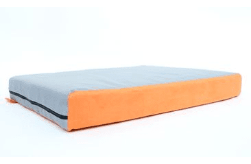 MATRACE AMINELA - 80X60X10CM HALF AND HALF (SIVÁ/ORANŽOVÁ)