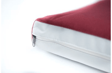 Matrace Aminela - 100x70x10cm Half and Half červená/svetlo sivá 