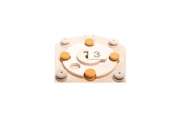 DREVENÝ HLAVOLAM BIRTHDAY CAKE/OBTIAŽNOSŤ 1-4