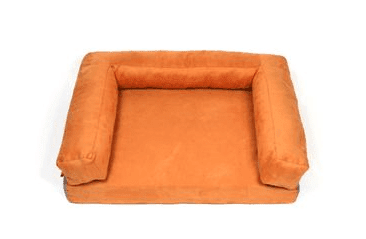 AMINELA  PELECH S OKRAJOM 100X70CM HALF AND HALF ORANŽOVÁ/SIVÁ