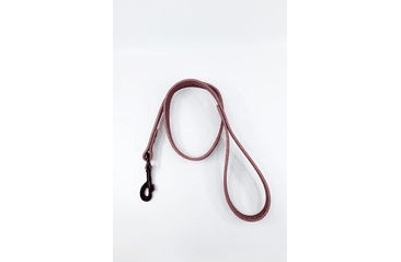 BAFPET KOŽENÉ VODÍTKO HERRY, ČIERNE KOVANIE - BORDÓ