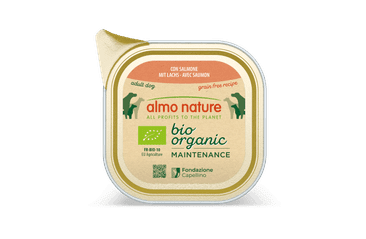 ALMO NATURE BIO ORGANIC - VANIČKA PRE PSOV S LOSOSOM 100G VÝHODNÉ BALENIE 32KS