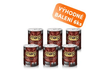 Marp Venison konzerva pre psov s divinou 6x400g 