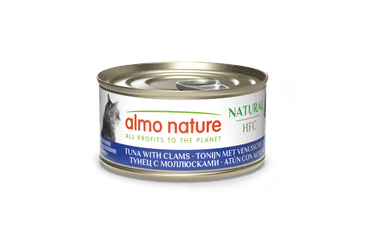 ALMO NATURE HFC NATURAL - TUNIAK A MUŠLE 70G VÝHODNÉ BALENIE 24KS