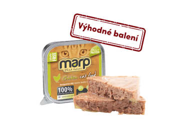 Marp Chicken vanička pre mačky s kuracím 16x100g vanička pro kočky s kuřecím 16x100g