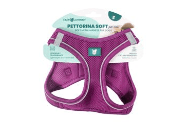 Farm company soft mesh postroj pre psov fialový XS 32-36cm 