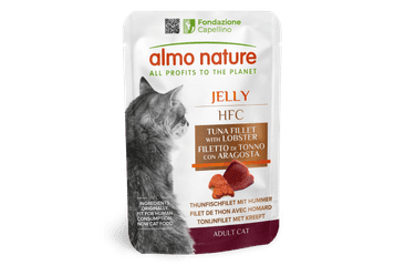 ALMO NATURE HFC JELLY - FILET Z TUNIAKA A HOMÁR 55G VÝHODNÉ BALENIE 24KS