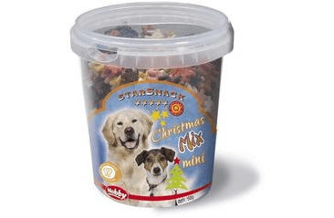 NOBBY STARSNACK VIANOČNÉ MAŠKRTY MIX MINI PRE PSOV 500G