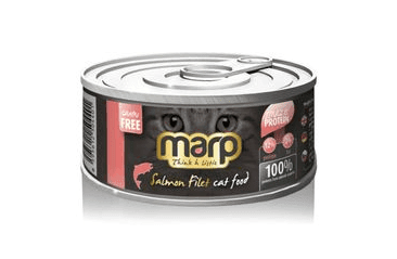 MARP SALMON FILET  KONZERVA PRE MAČKY S FILETY Z LOSOSA 12X70G
