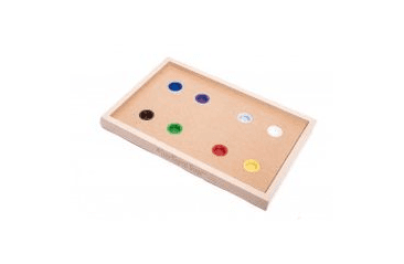 DREVENÝ HLAVOLAM PLAYGROUND (4 KLOBÚČIKY + 4 VALČEKY)