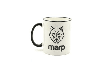 MARP KERAMICKÝ HRNČEK S ČIERNYM UCHOM 325 ML