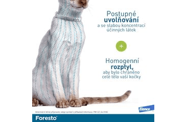 FORESTO OBOJOK PRE PSY A MAČKY DO 8KG 1KS - 38CM