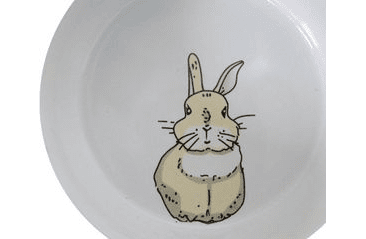 NOBBY RABBIT  KERAMICKÁ MISKA PRE HLODAVCE RUŽOVÁ 11 X 4,5 CM