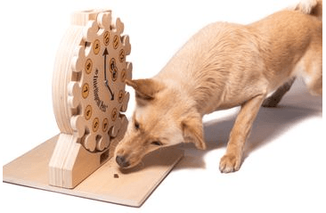 DREVENÝ HLAVOLAM CLOCK