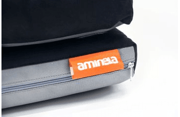 AMINELA PELECH S OKRAJOM 120X80CM HALF AND HALF ČIERNA/SIVÁ