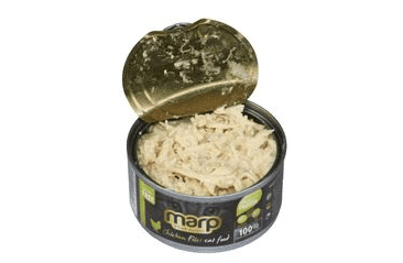 MARP CHICKEN FILET KONZERVA PRE MAČKY S KURACÍMI PRSIAMI 70G 12/2025 ZĽAVA 20%