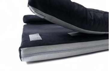 AMINELA PELECH S OKRAJOM 80X60CM HALF AND HALF ČIERNA/SIVÁ