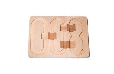 DREVENÝ HLAVOLAM AGENT 008