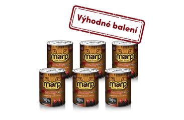 Marp Beef konzerva pre mačky s hovädzím 6x400g 