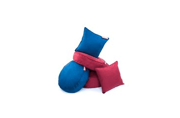 AMINELA VANKÚŠIK 40X40CM ČERVENÁ