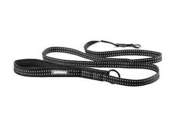 AMINELA JEDNODUCHÉ VODÍTKO NEPODŠITÉ SPORT & CITY 150CM/20MM, ČIERNA/ČIERNA