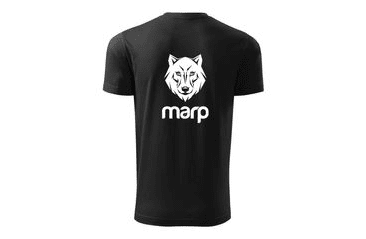 MARP PÁNSKE TRIČKO SIGNATURE - ČIERNE