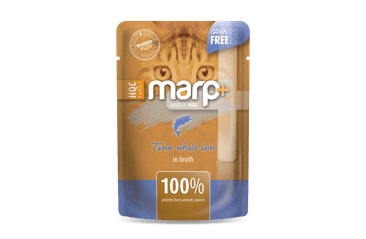 MARP HOLISTIC PLUS KAPSIČKA PRE MAČKY - TUNIAKOVÉ FILETY VO VÝVARE 55G 12 + 12 KS ZADARMO