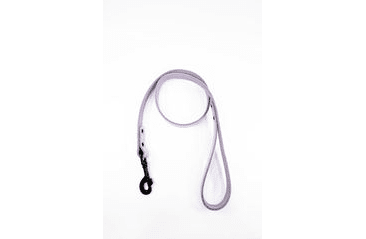 KOŽENÉ VODÍTKO HERRY, ČIERNE KOVANIE - FIALOVÁ