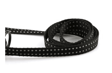 AMINELA JEDNODUCHÉ VODÍTKO NEPODŠITÉ SPORT & CITY 150CM/16MM,  ČIERNA / ČIERNA PRE MALÉ PLEMENÁ