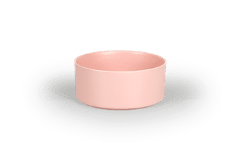 AMINELA KERAMICKÁ MISKA V DREVENOM STOJANE - RUŽOVÁ 750ML