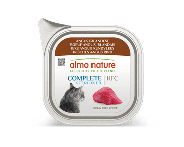 ALMO NATURE HFC COMPLETE STERILIZED - HOVÄDZIE PRE KASTROVANÉ MAČKY 85G
