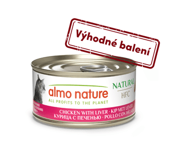 ALMO NATURE HFC NATURAL - KURACIE S PEČEŇOU 70G VÝHODNÉ BALENIE 24KS