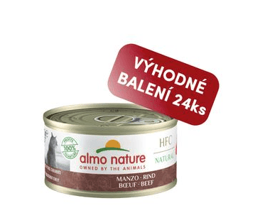 ALMO NATURE HFC NATURAL - HOVÄDZIE 70G VÝHODNÉ BALENIE 24KS