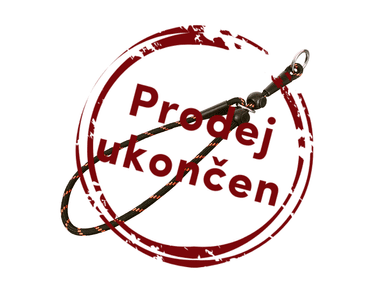 OBOJOK POLOSŤAHOVACÍ - LANO - ČIERNO-ORANŽOVÁ